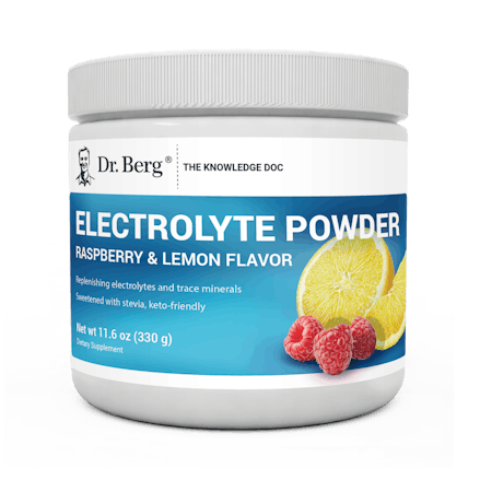 Electrolyte Powder Raspberry & Lemon Flavor | Dr. Berg